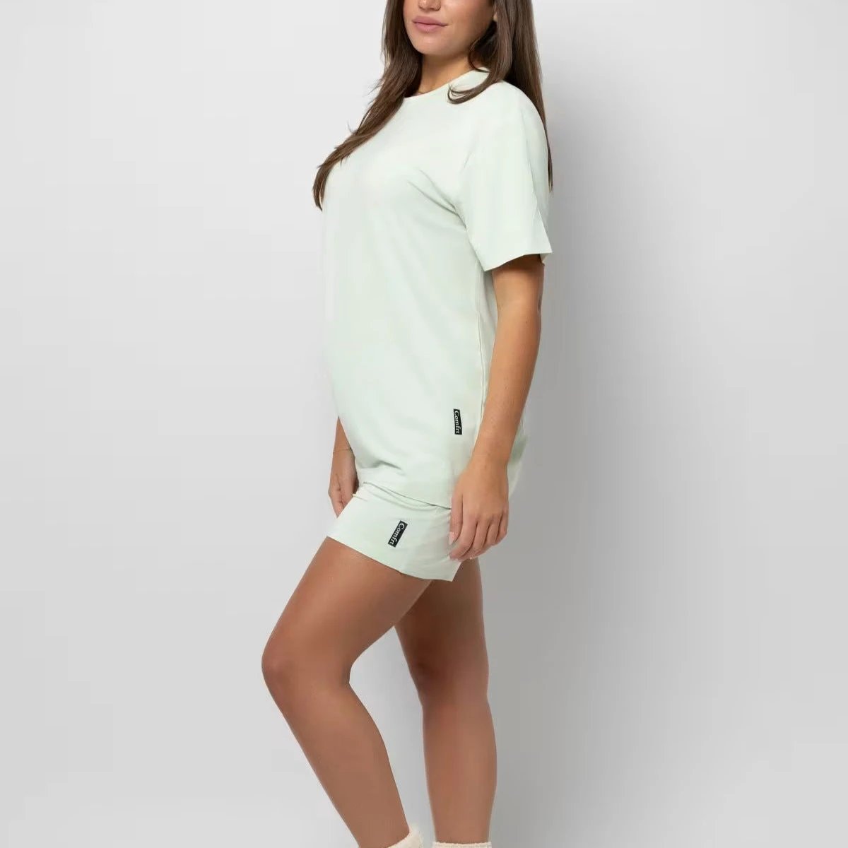 Women's Plus Size Loose Casual Summer Short-sleeved Home Wear Suit