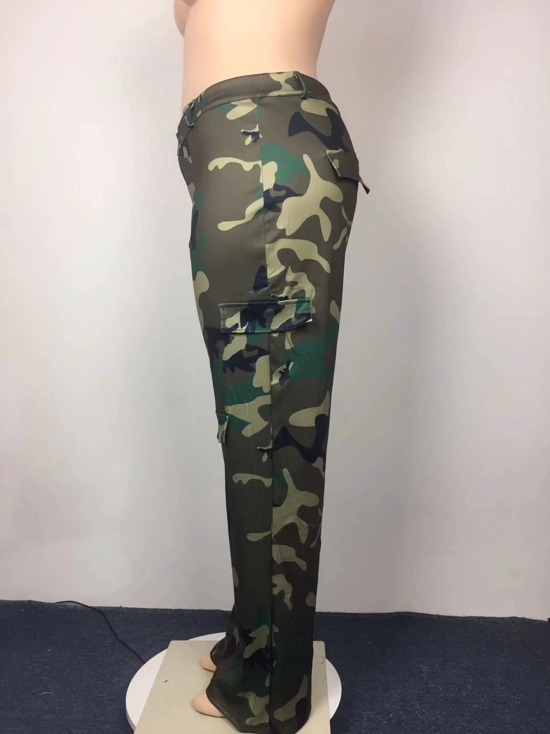 Street Leisure cargo camouflage Plus Size Pants