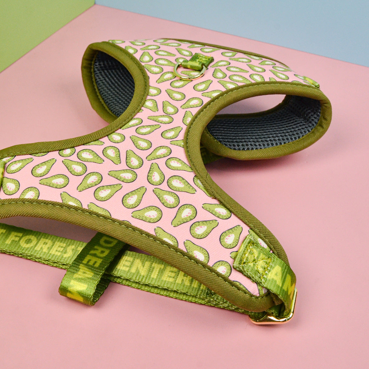 Summer Cute Pet's Chest-back Haulage Rope Package Suitable For Medium And Large Pet Dogs