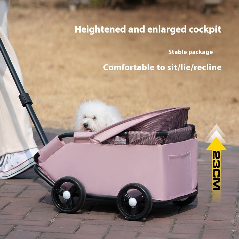 Small Pet Cart Portable Foldable Outdoor