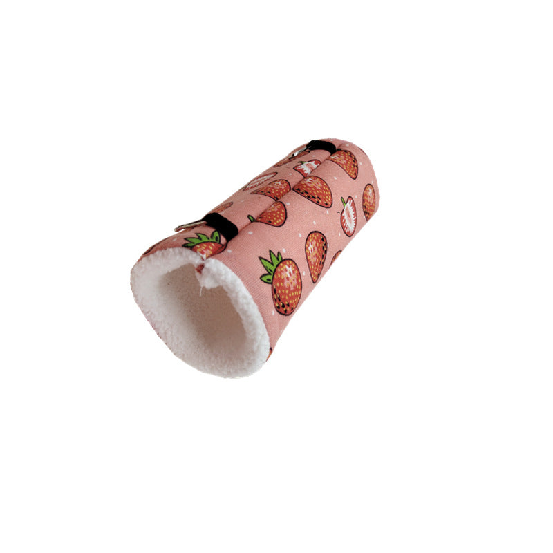 Sugar Glider Ferret Dutch Pig Flower Branch Mouse Guinea Pig Super Soft Plush Tunnel Nest