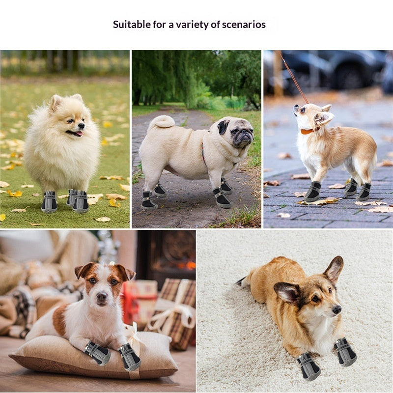 Waterproof Non-slip Breathable Rain Boots For Pet Dogs