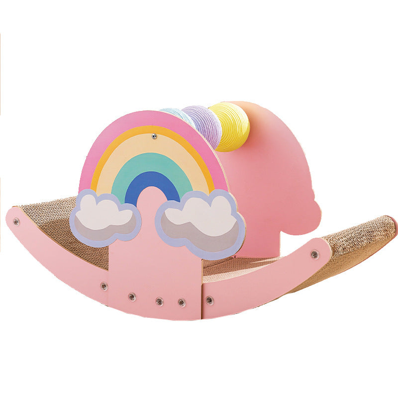 Toy Rainbow Cat Scratch Board Wear-resistant