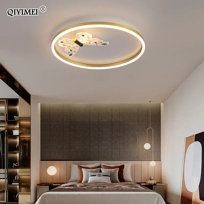 DecorBites™ LED Chandelier: Modern Indoor Lighting for Bedroom, Study, Living Room - Luster Lamps