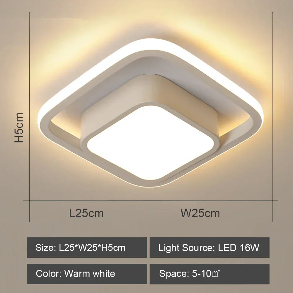 DecorBites™ LED Ceiling Chandelier: Modern Indoor Lighting for Home Bedroom Kitchen Living Room