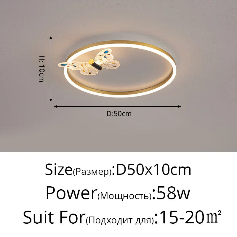 DecorBites™ LED Chandelier: Modern Indoor Lighting for Bedroom, Study, Living Room - Luster Lamps