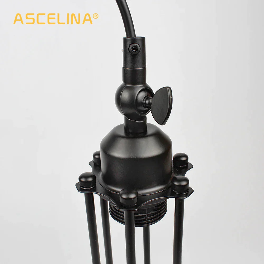 DecorBites™ Industrial Pendant Light: Vintage Retro Hanging Lamp for Restaurant and Home Decor