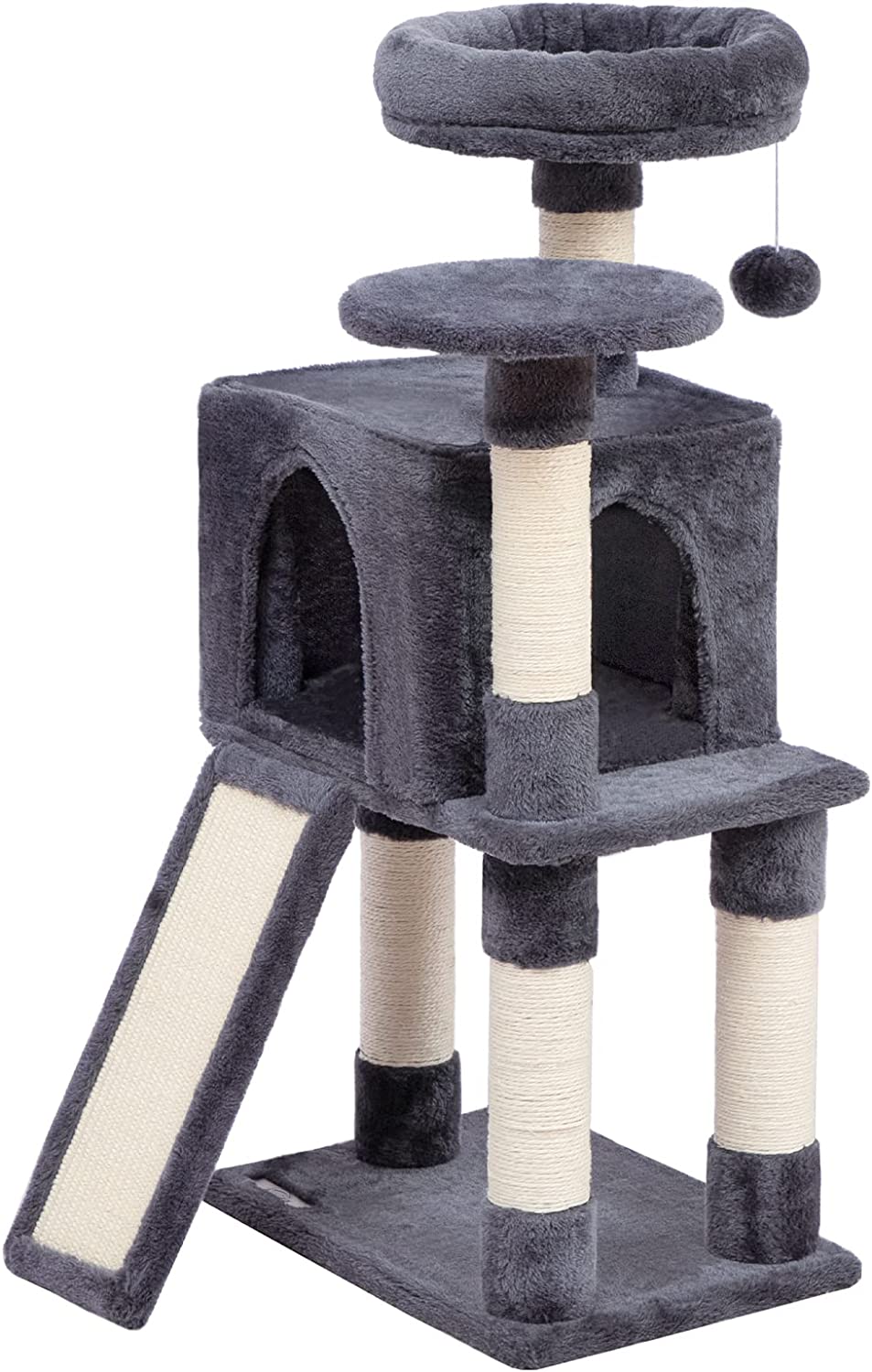 Cat Tree, Small Cat Tower with Soft Plush Perch