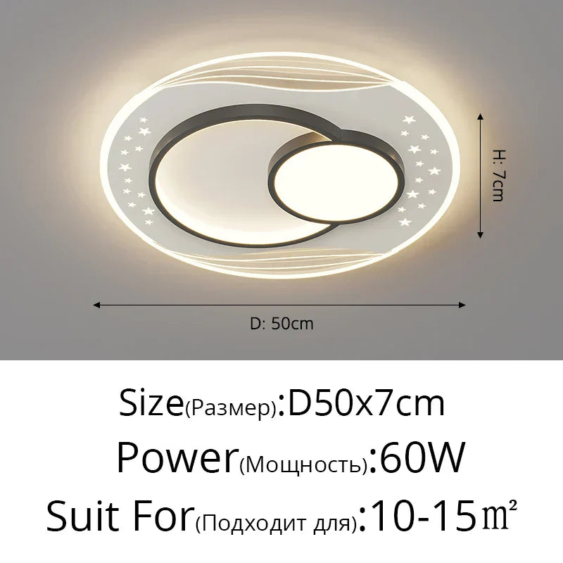 DecorBites™ LED Chandelier: Modern Living Room Bedroom Dining Room Kitchen Lighting