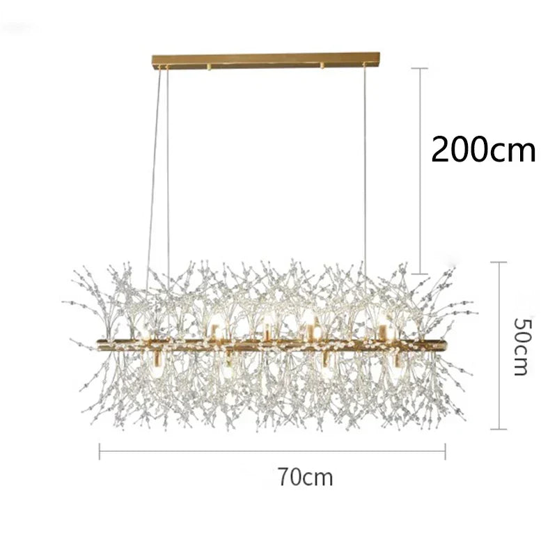 DecorBites™ LED Pendant Chandelier for Living Room Bedroom Dining Room Decor