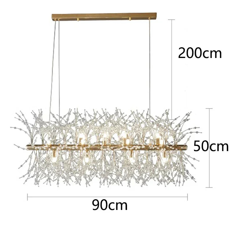 DecorBites™ LED Pendant Chandelier for Living Room Bedroom Dining Room Decor