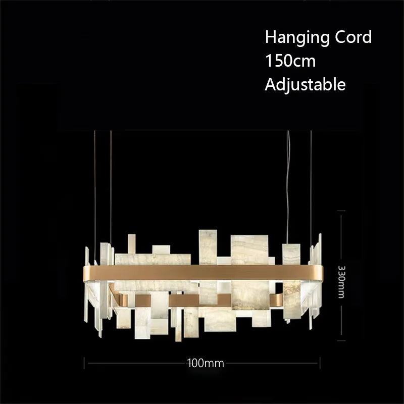 DecorBites™ LED Chandelier: Modern Lighting for Dining Room & Home Decor