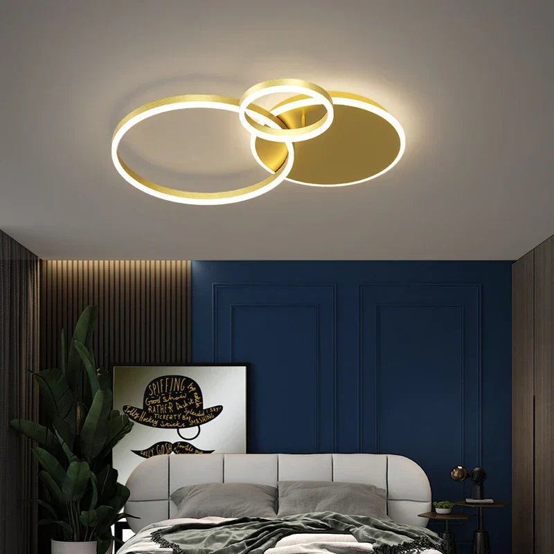 DecorBites™ LED Ceiling Chandelier Rings Pendant Light - Minimalist Home Lighting