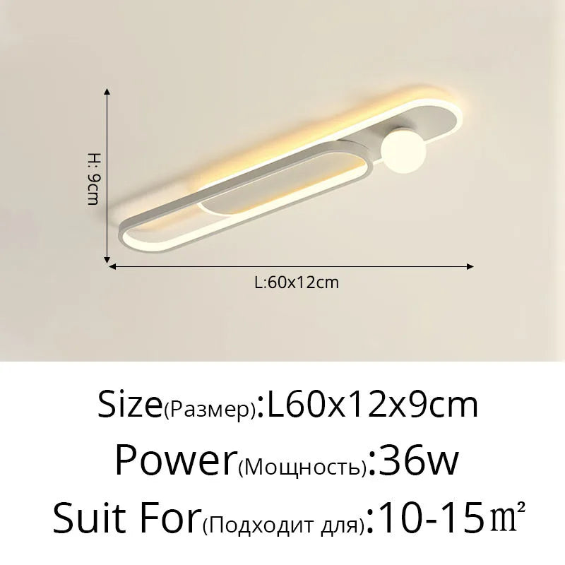 DecorBites™ LED Aisle Light Chandelier for Home Indoor Lighting Bedroom Porch Corridor Decor