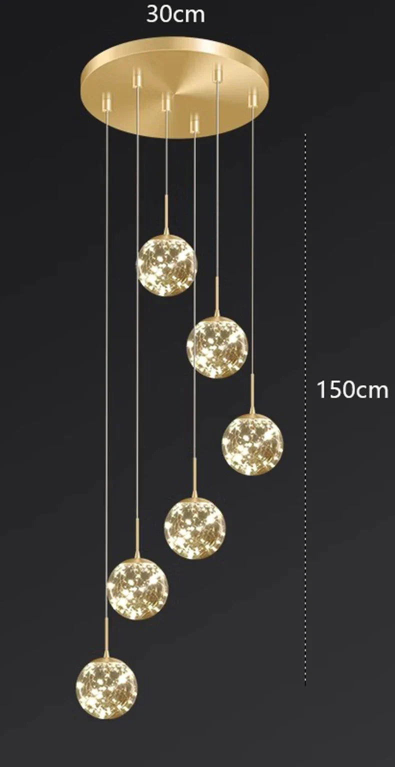 DecorBites™ LED Pendant Chandeliers for Modern Home Decor and Indoor Lighting