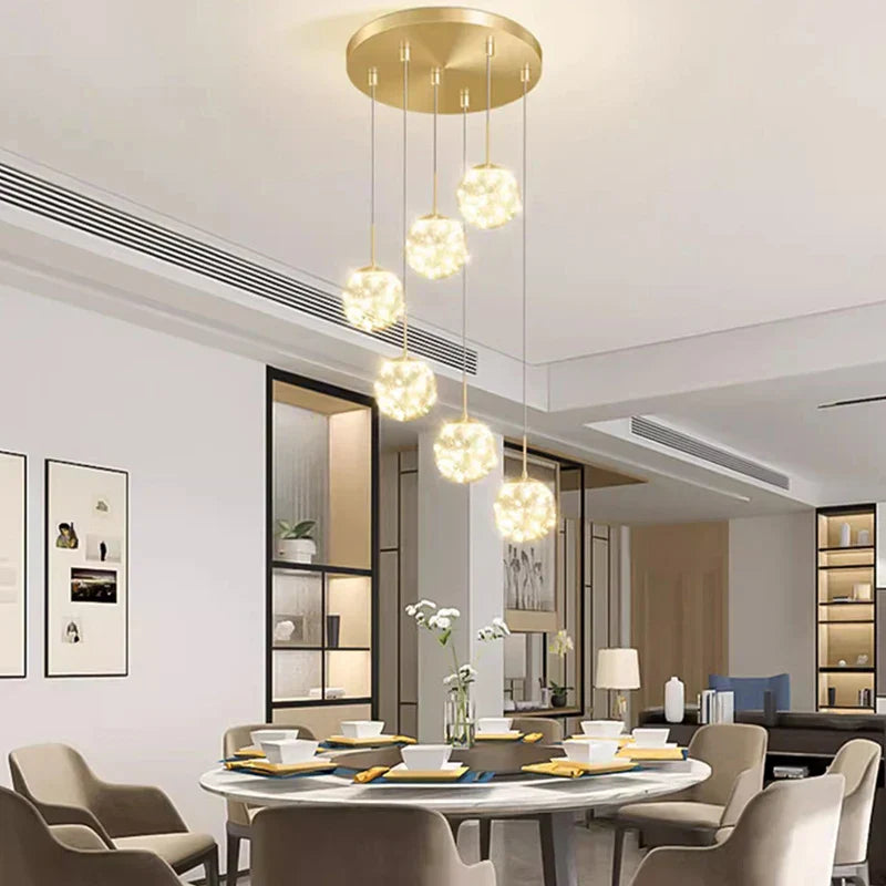 DecorBites™ LED Pendant Chandeliers for Modern Home Decor and Indoor Lighting