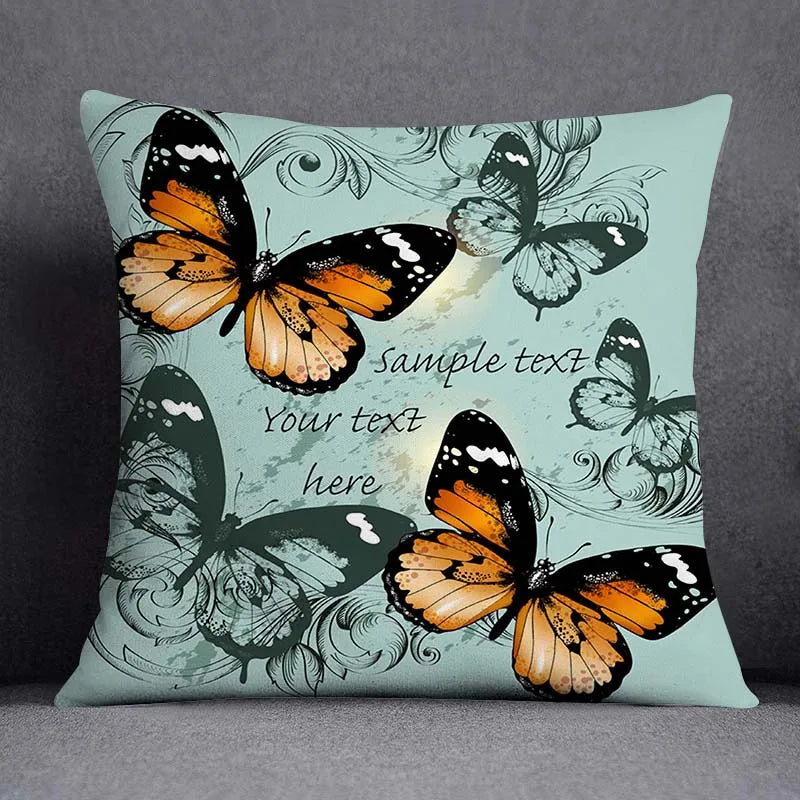 DecorBites™ Leaf Pattern Pillowcase: Nordic Style Sofa Cushion Cover for Home Decor & Bedding