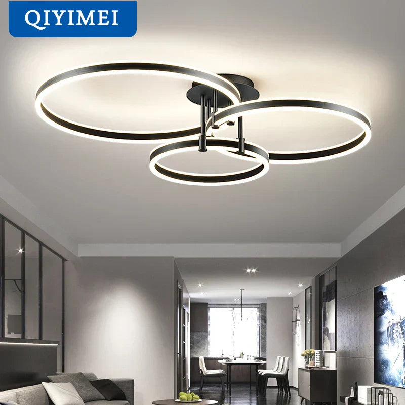 DecorBites™ LED Acrylic Chandeliers Up/Down Lights Lusters for Living Room Bedroom Home Decor