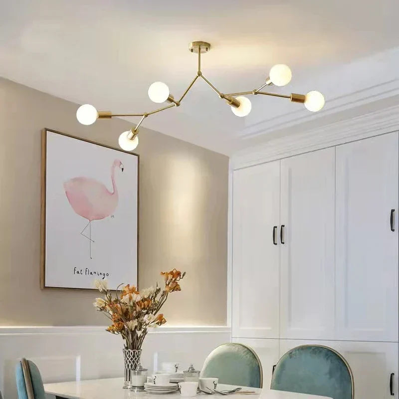 DecorBites™ LED Ceiling Chandelier for Restaurant Kitchen Living Room Décor