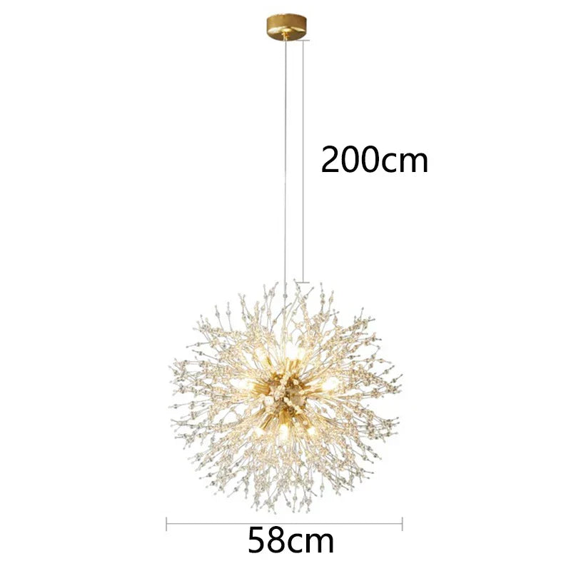 DecorBites™ LED Pendant Chandelier for Living Room Bedroom Dining Room Decor