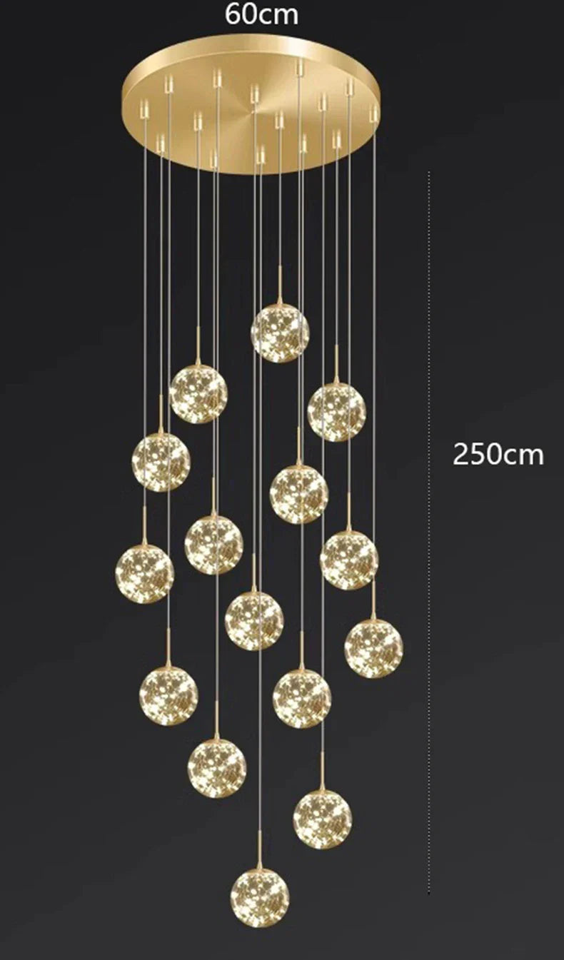 DecorBites™ LED Pendant Chandeliers for Modern Home Decor and Indoor Lighting