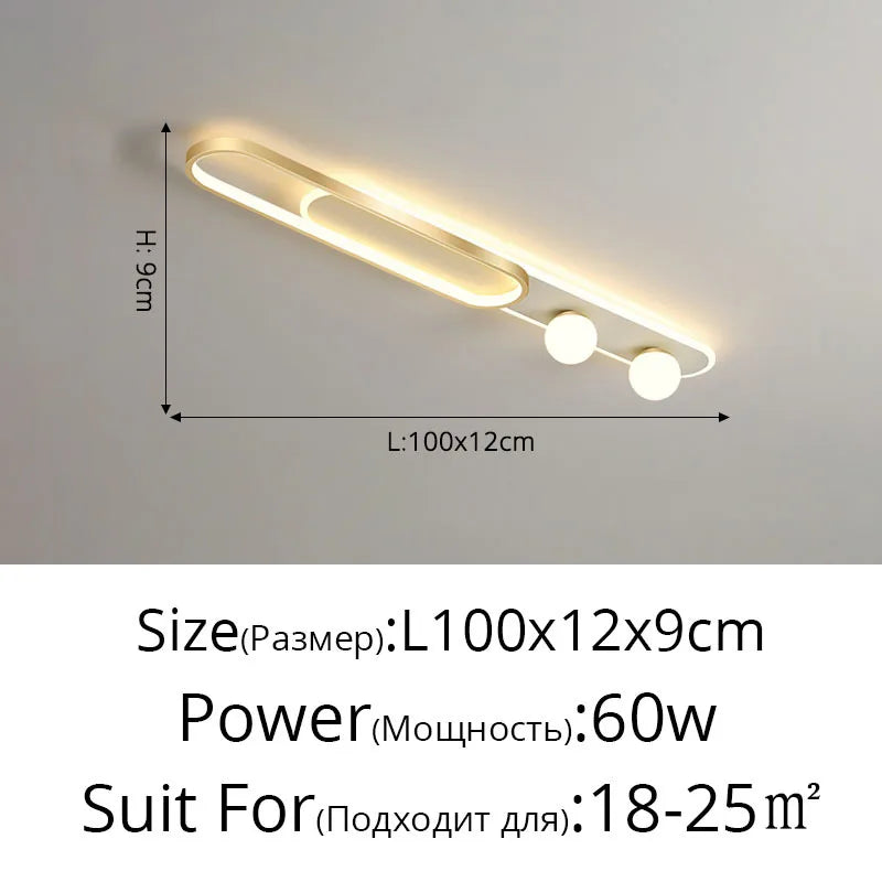 DecorBites™ LED Aisle Light Chandelier for Home Indoor Lighting Bedroom Porch Corridor Decor