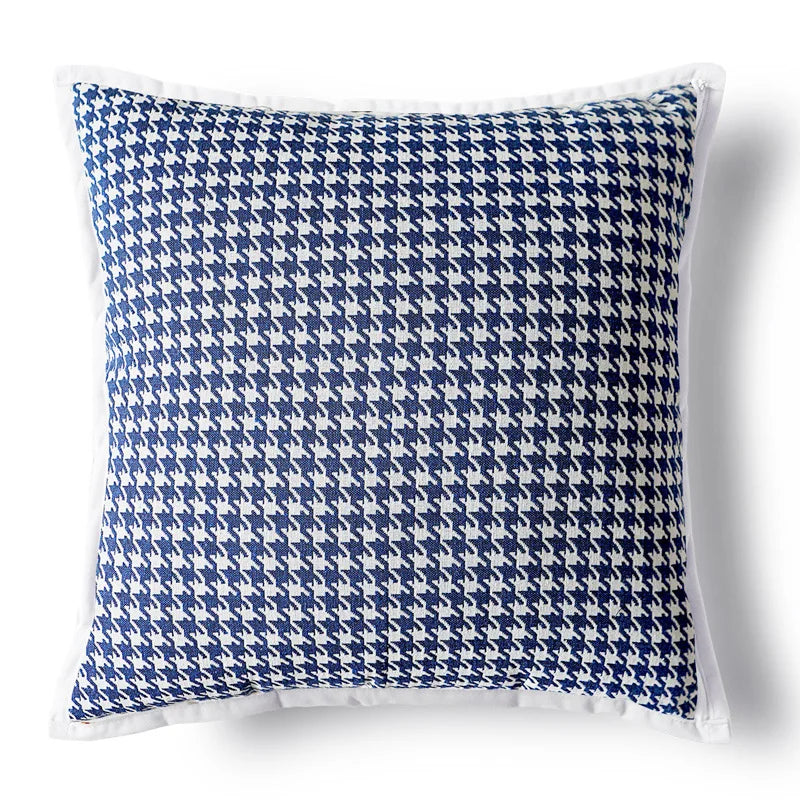 DecorBites™ Luxe Blue Tufted Pillowcase Embroidered Decor for Home Sofa 45x45cm 30x50cm