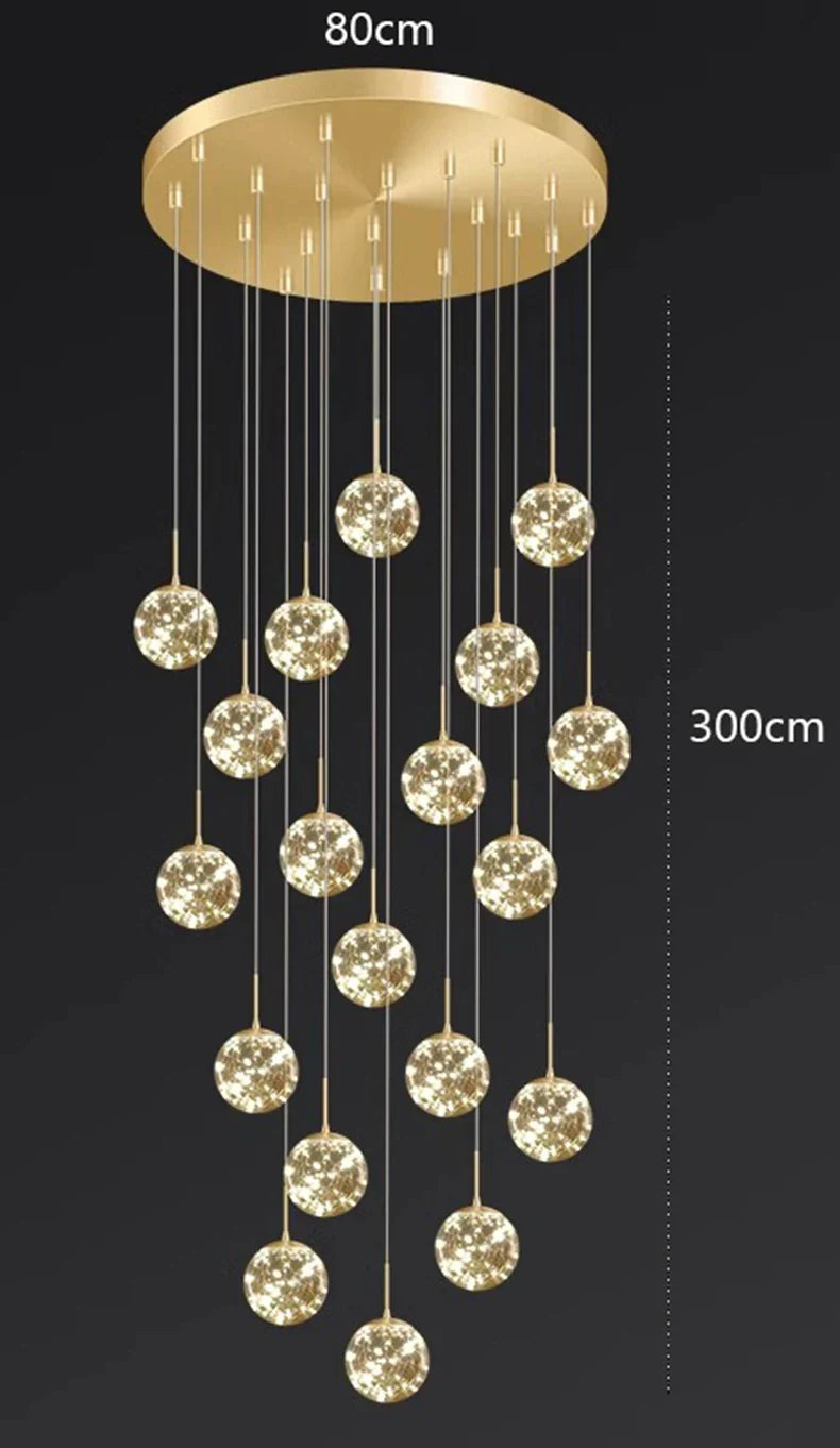 DecorBites™ LED Pendant Chandeliers for Modern Home Decor and Indoor Lighting