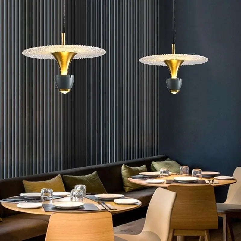 DecorBites™ LED Acrylic Pendant Lights for Dining Room, Bar, and Bedside