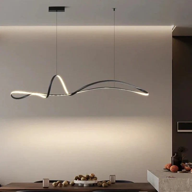 DecorBites™ Gold Dine Pendant Light for Living Room Decor & Dining Table | Noedic LED Chandelier Fixtures