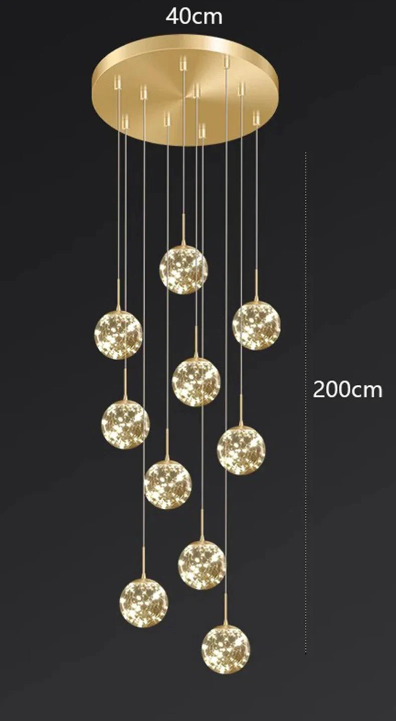 DecorBites™ LED Pendant Chandeliers for Modern Home Decor and Indoor Lighting