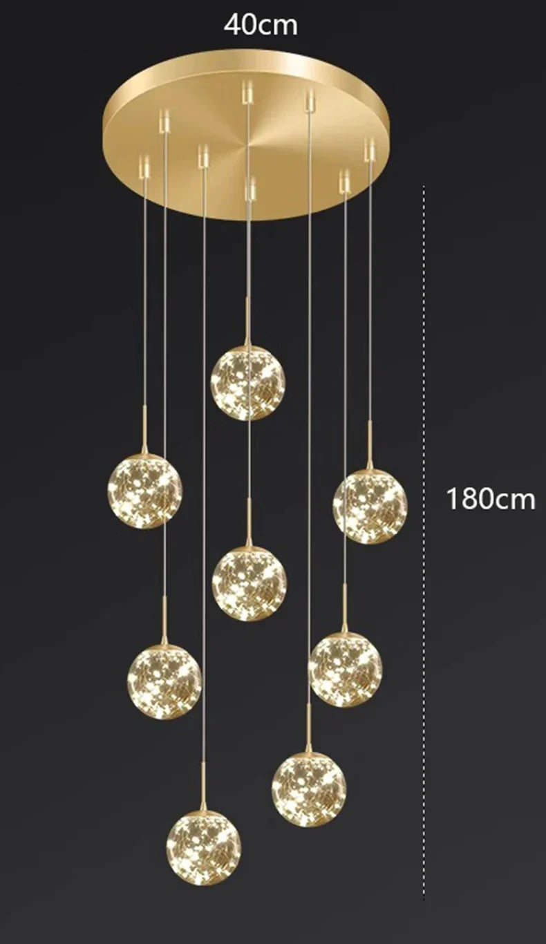 DecorBites™ LED Pendant Chandeliers for Modern Home Decor and Indoor Lighting