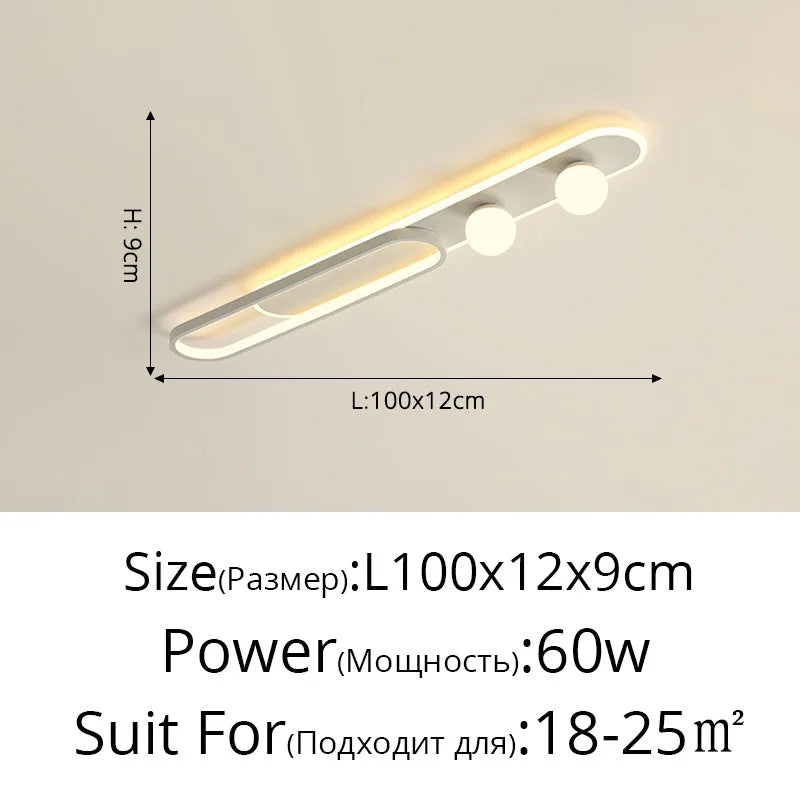 DecorBites™ LED Aisle Light Chandelier for Home Indoor Lighting Bedroom Porch Corridor Decor