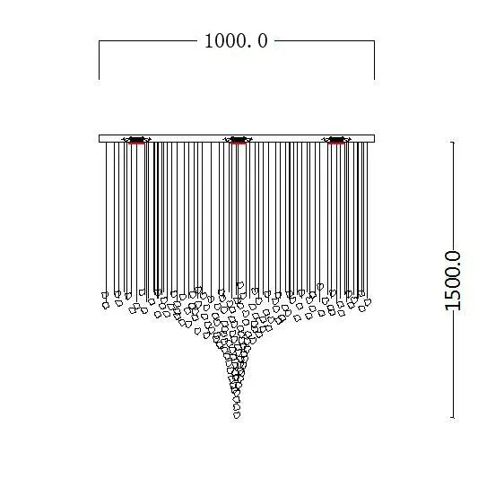 DecorBites™ Luxe Crystal Chandelier: Modern Staircase & Lobby LED Lighting with Long Hallway Design