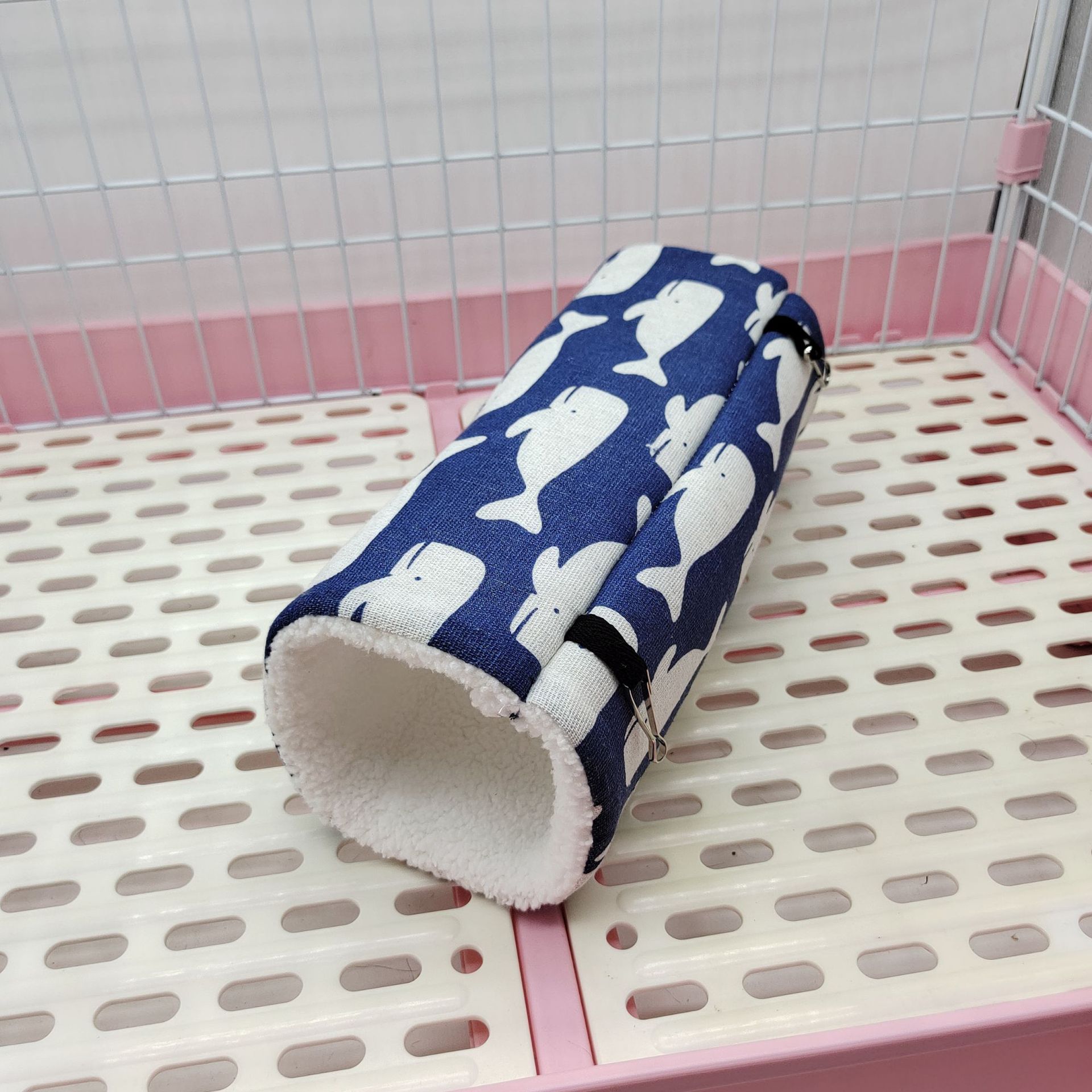 Sugar Glider Ferret Dutch Pig Flower Branch Mouse Guinea Pig Super Soft Plush Tunnel Nest