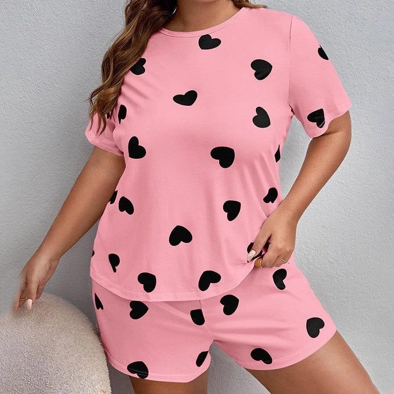 Shorts Plus-sized Plus Size Women's Pajamas