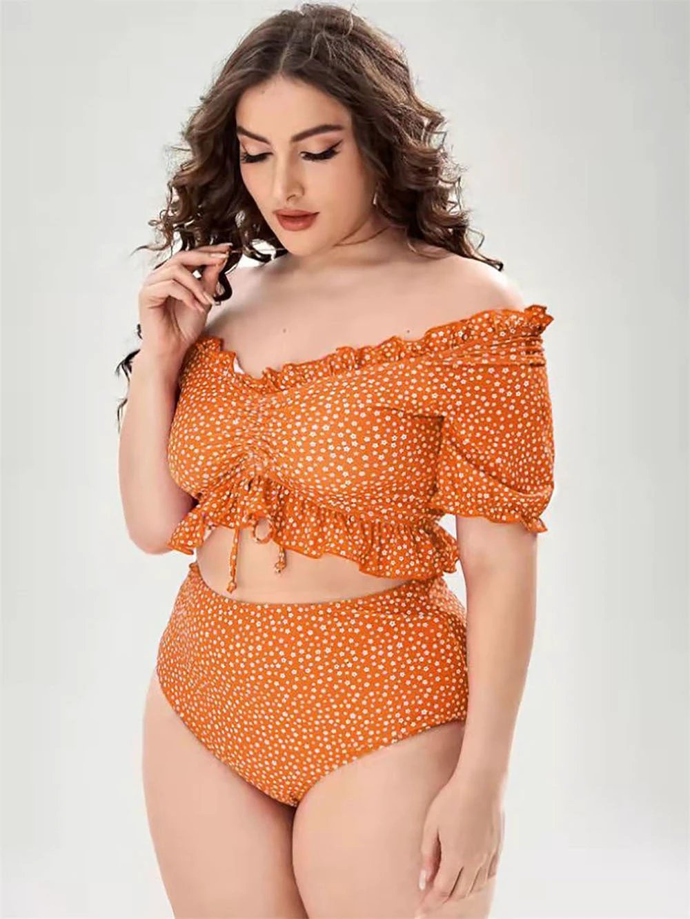 Women's Plus Size Split Bikini