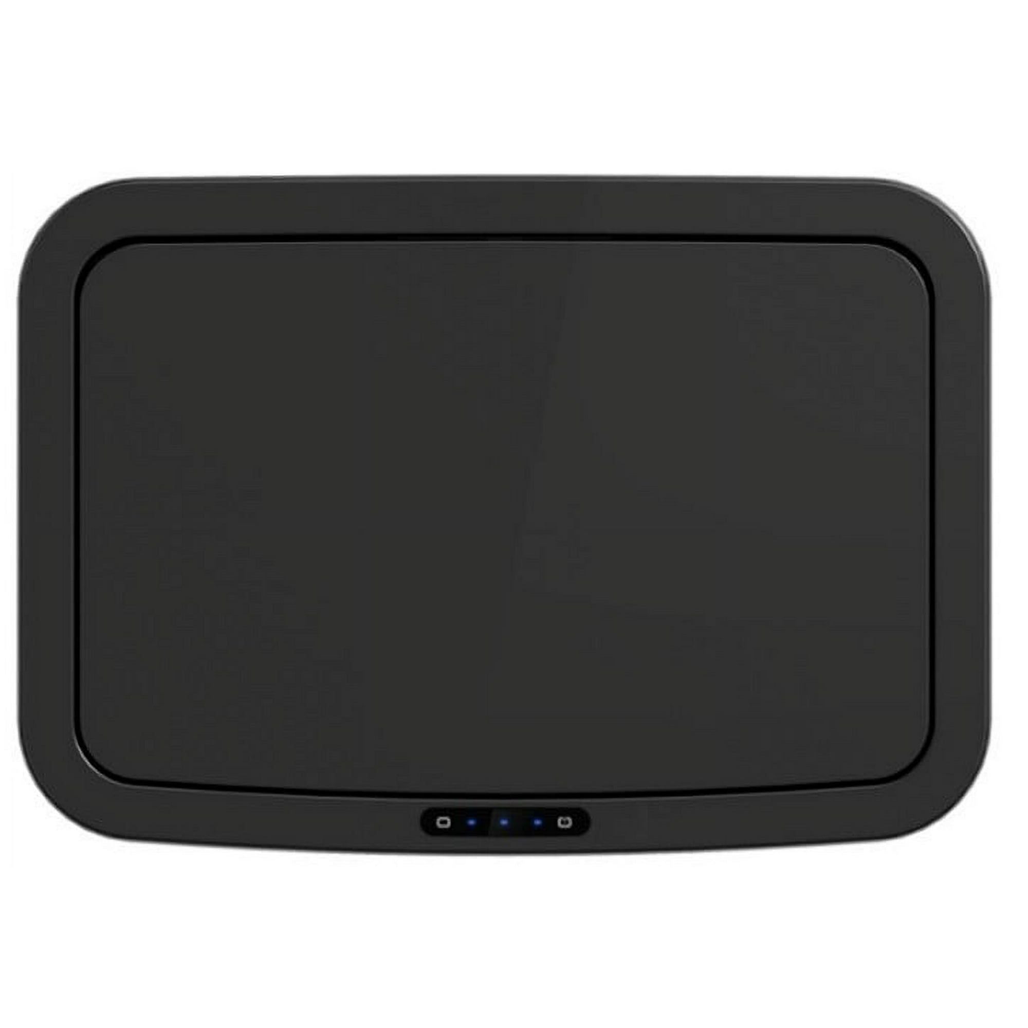 Touchless Automatic Kitchen Trash Can, 13.2 Gallon, Plastic Motion Sensor Garbage Bin with Soft-Close Lid, Black